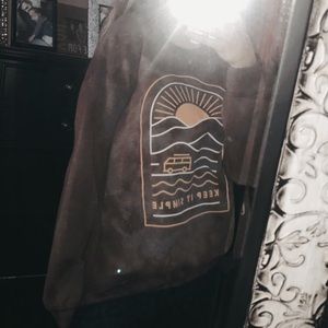 NWT bleached sweatshirt